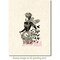 Deep Red Stamps Queen of Time Rubber Cling Stamp 2.1 x 3.2 inches